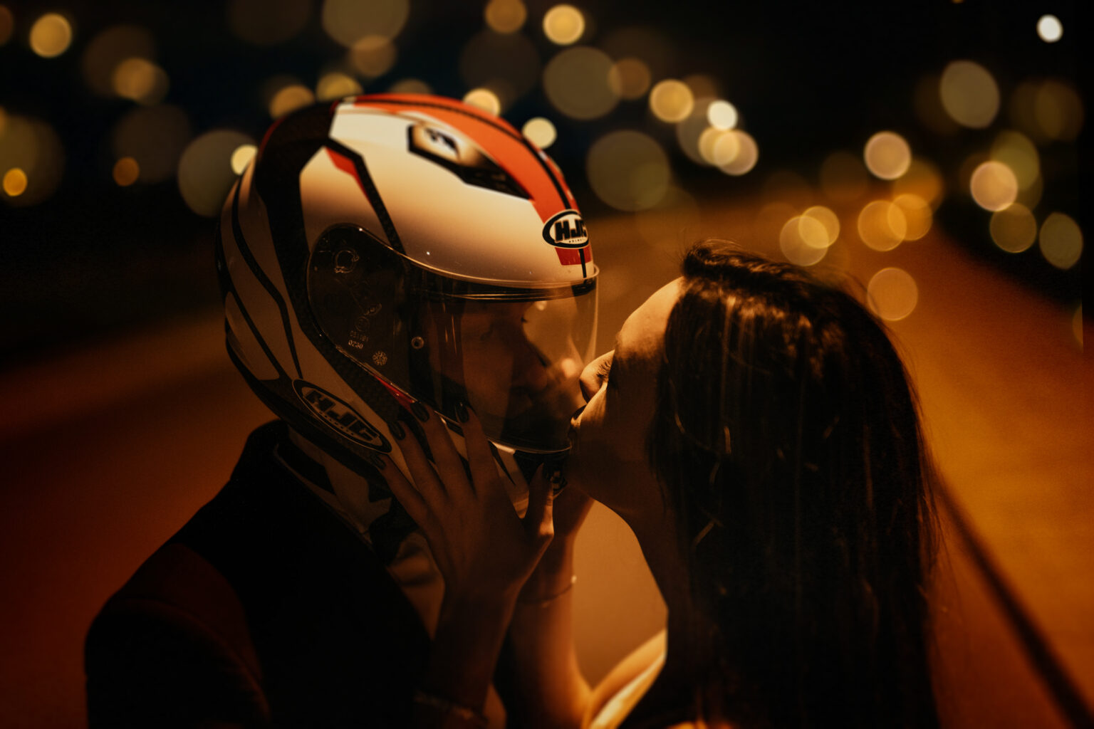 sesja slubna na motorze